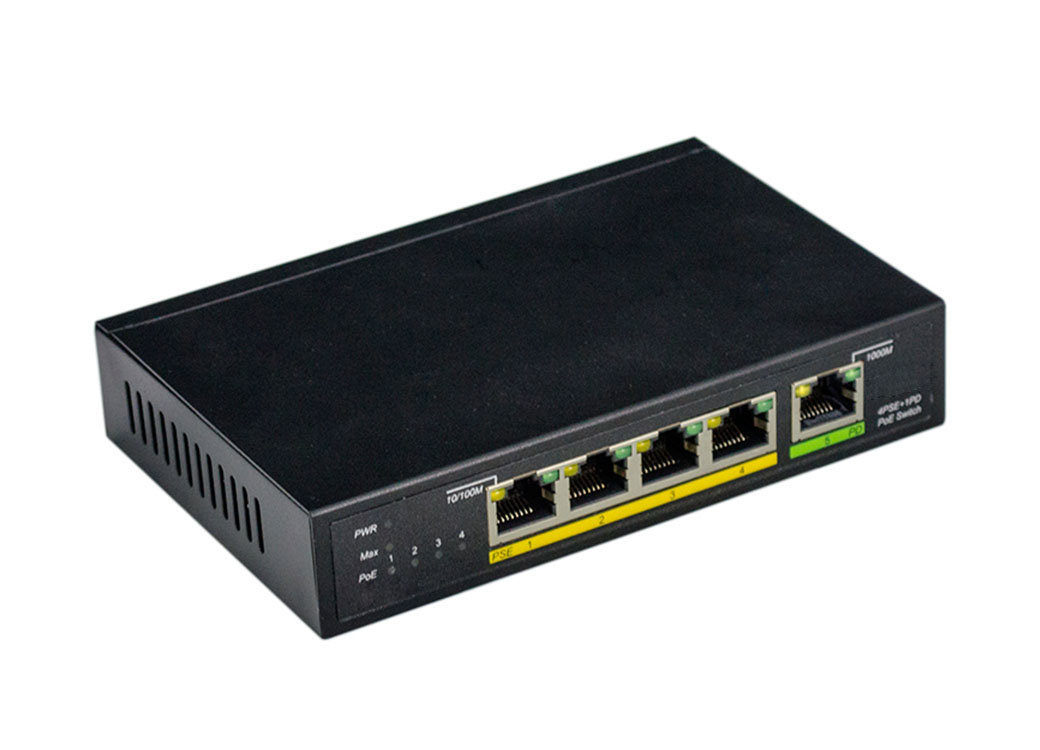 5 Port Gigabit PoE Pass-through